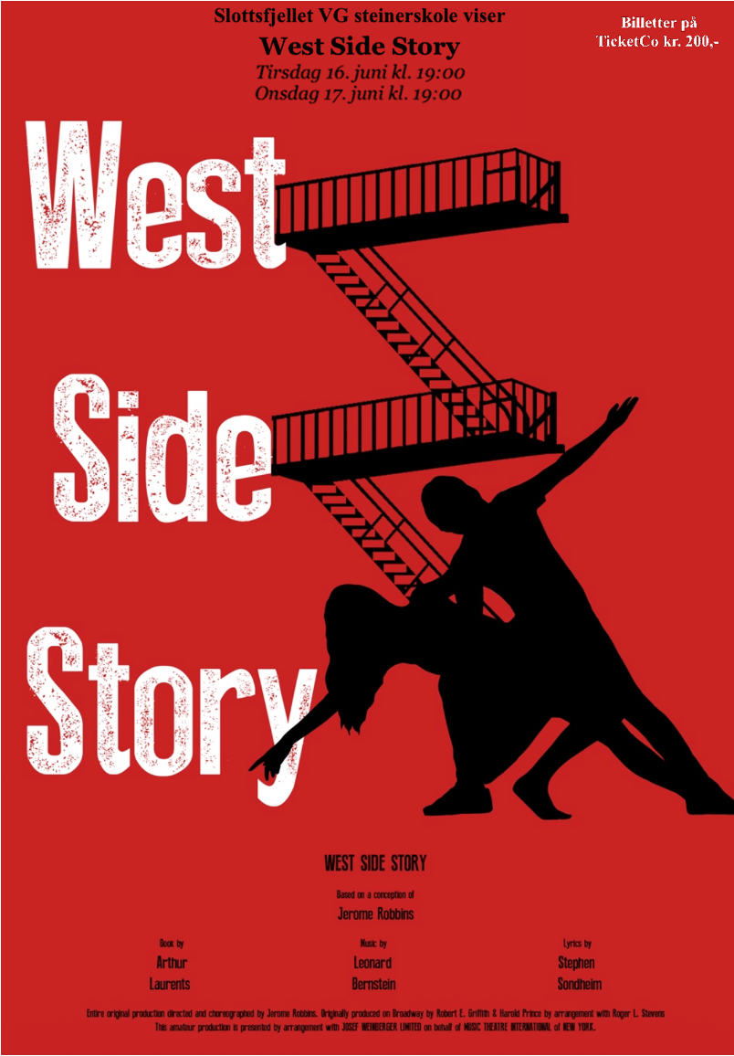 West Side Story på Slottsfjellet videregående steinerskole
